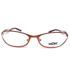 BOZ NICELY 6070 ORANGE BROWN EYEGLASSES RX FRAMES 52.5 16.5 127 FRANCE